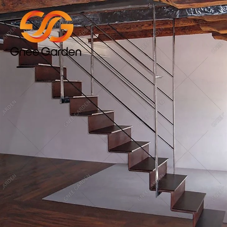 Corten Steel Garden Steps