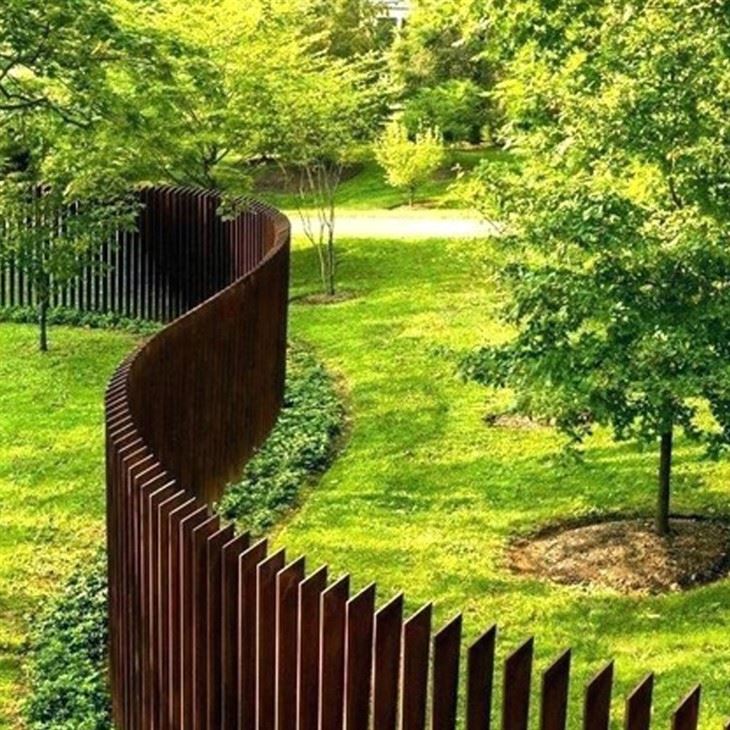 Corten Steel Fence