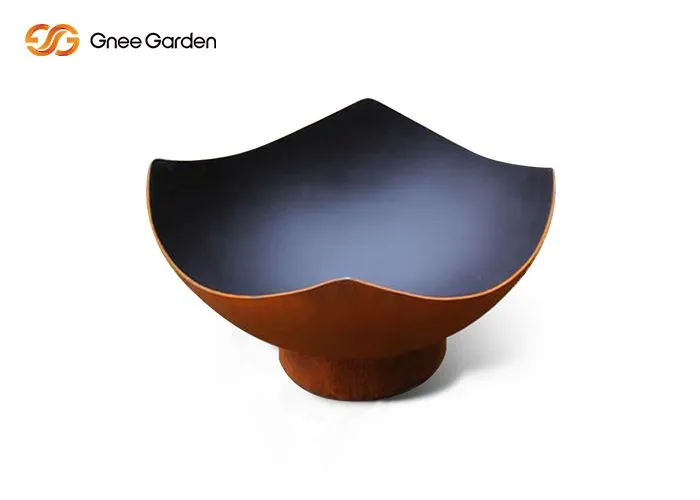 Corten Fire Bowls v interiéri