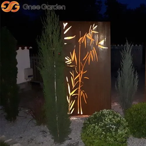 Panely Corten Screen Panels bambus laser rezané dekoratívne