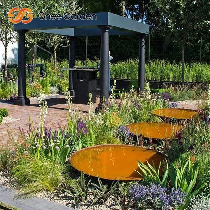 Corten Steel Fire Pirs -odolný