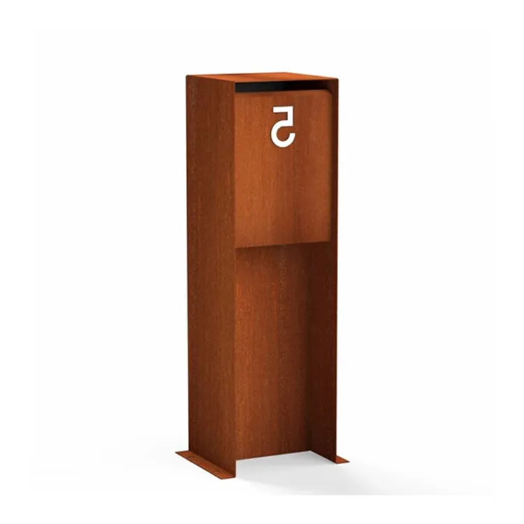 Oceľová schránka Corten