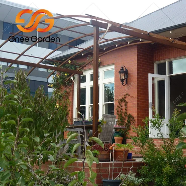 Záhradný altánok z ocele Corten