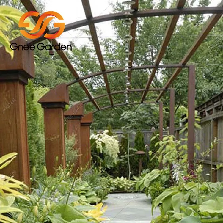 Oceľová strecha Corten Metal Altánok