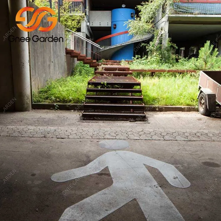 Oceľové schody Corten s hrúbkou 4 mm