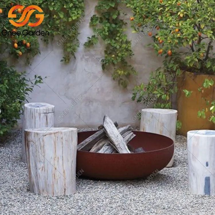 Spaľovanie dreva Corten Steel Wood