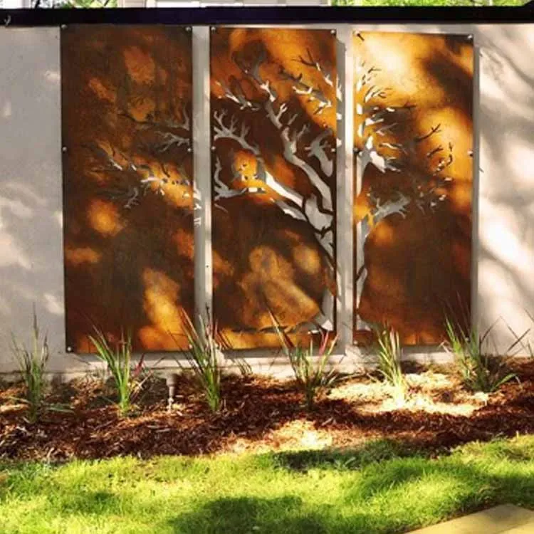 Vonkajšie plotové panely pre dom záhradu laserom rezané