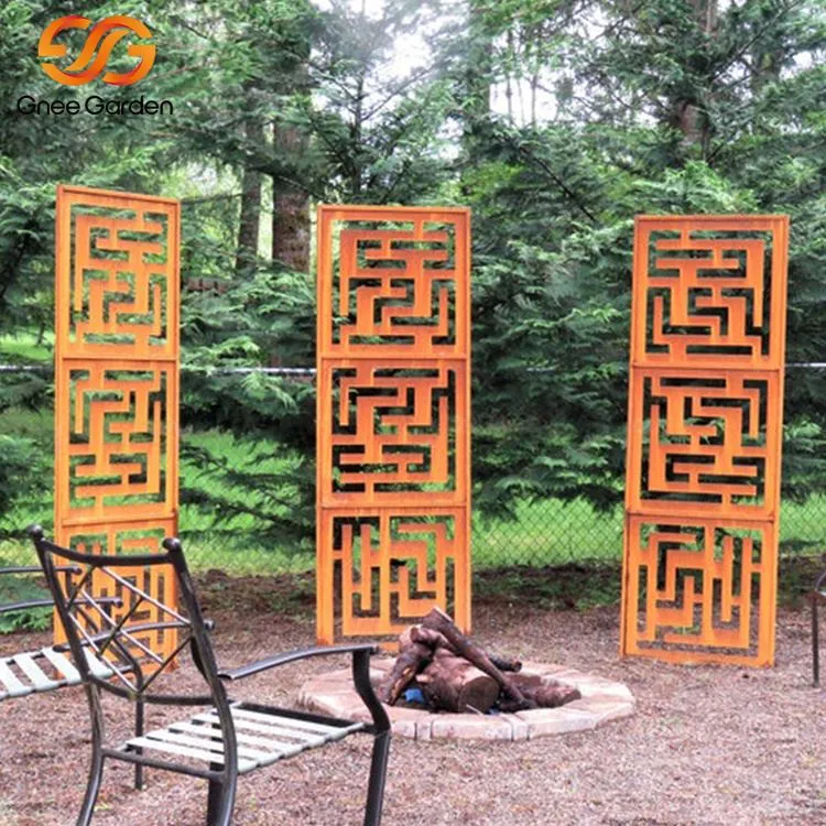 Laserová rezačka Corten Steel Panels