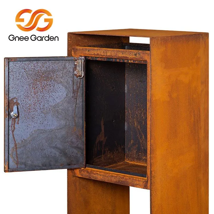 Kovová poštová schránka z Corten Steel