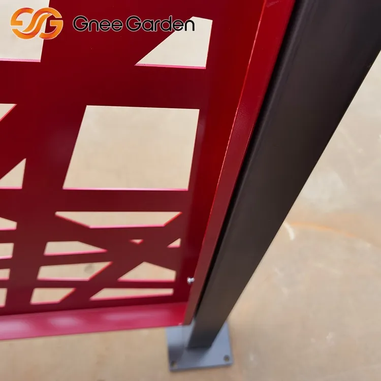 Plot moderného červeného geometrického dizajnu