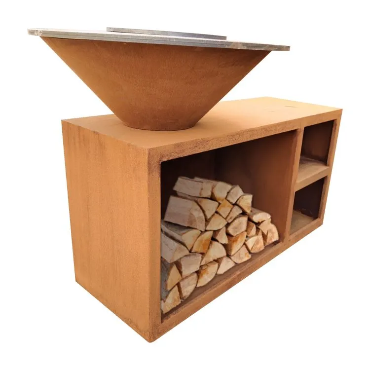 Vonkajšia oceľ Rusty Corten