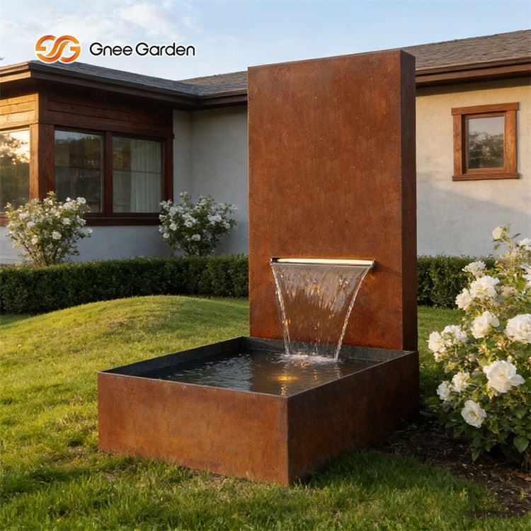 Corten Steel Water Fountain