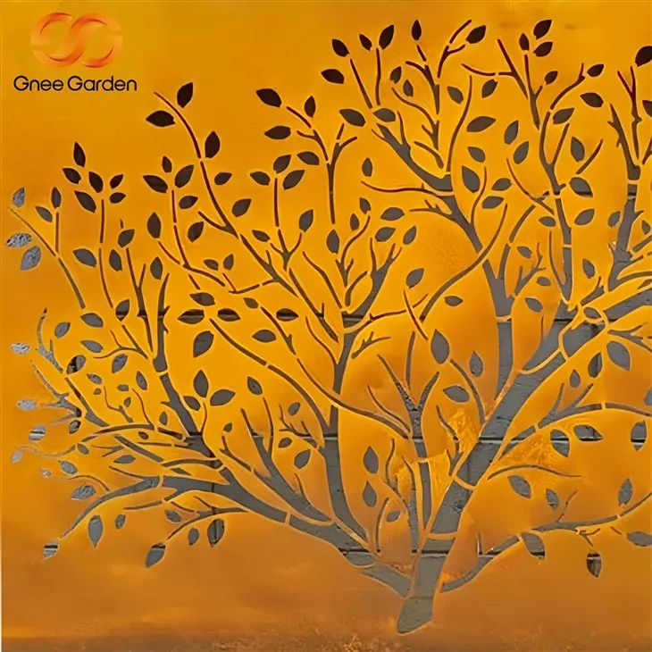 Laserové rezané oceľové obrazovky na terasu