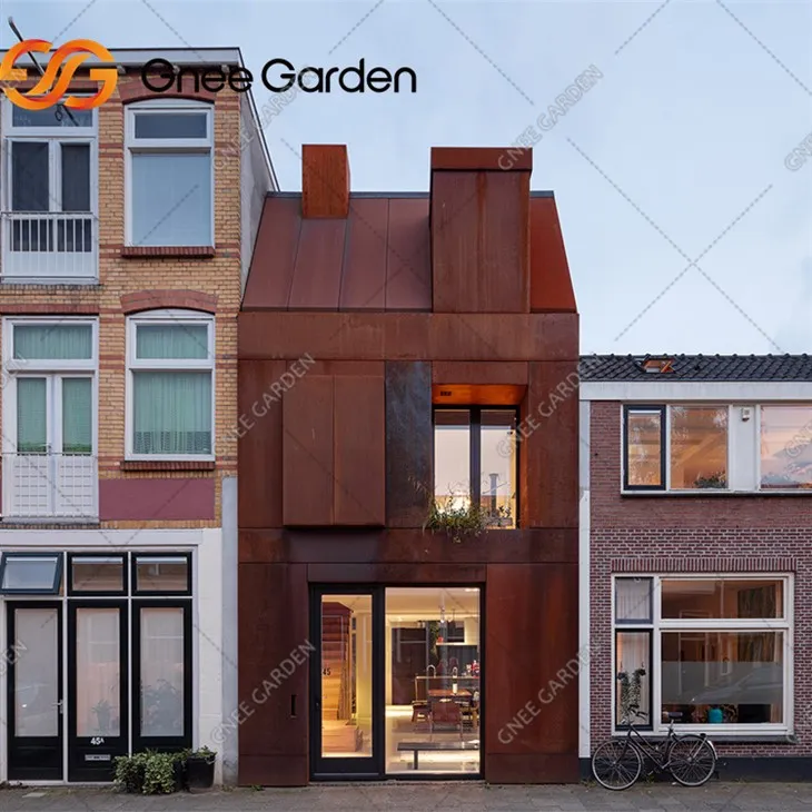 Zvetrané oceľové perforované kovové panely