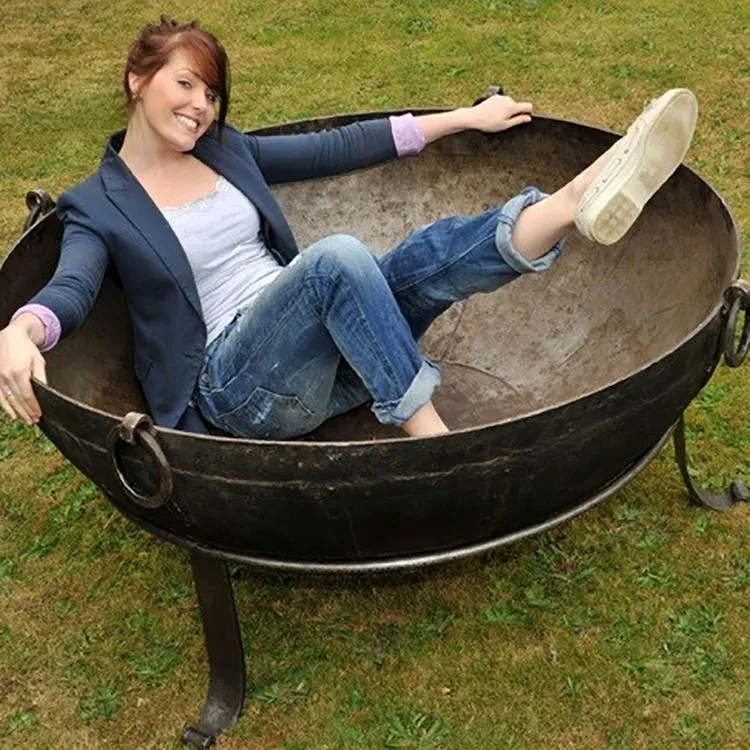 Rustikálne kovové ohnisko