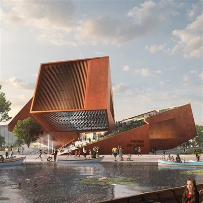 Oceľové obkladové architektonické kovové panely Corten