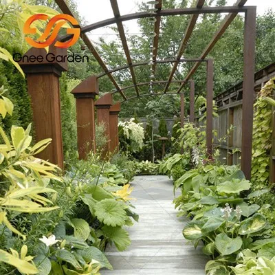 Strešný altánok z ocele Corten