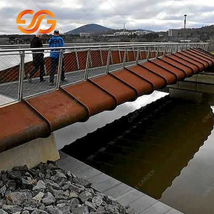 Most proti poveternostným vplyvom bez povrchovej úpravy